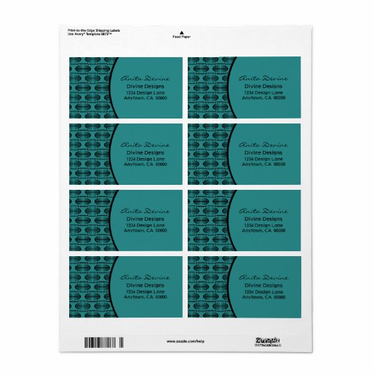 Etikett für alte Bögen (Vorne)