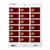 Etikett für ältere Bolder Ladys Adressaufkleber (Vorne)