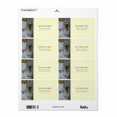 Etikett für antike Türadresse (Vorne)