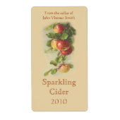 Etikett für Apfelwein (Vorne)