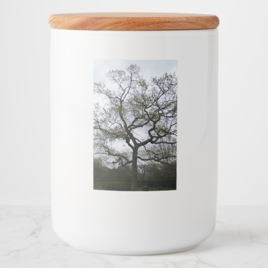 Etikett für Baumlebensmittelbehälter (Vorderseite)