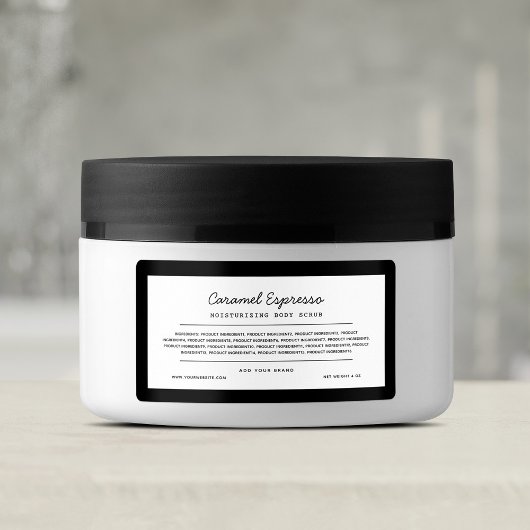 Etikett für benutzerdefinierte Farbskriptlinien Adressaufkleber