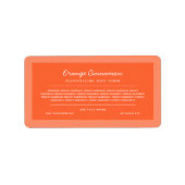 Etikett für benutzerdefinierte Farbskriptlinien Adressaufkleber (Vorne)