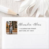 Etikett für benutzerdefinierte Foto-Paar-Rücksende (Insitu)