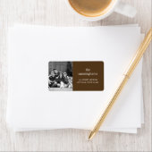 Etikett für benutzerdefinierte Fotos Adressaufkleber (Insitu)