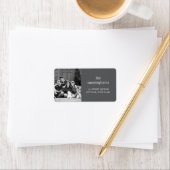 Etikett für benutzerdefinierte Fotos Adressaufkleber (Insitu)