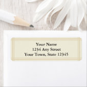 Etikett für benutzerdefinierte Rücksendeadresse - (Insitu)