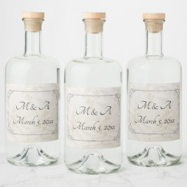 Etikett für bestickte Lace Wedding