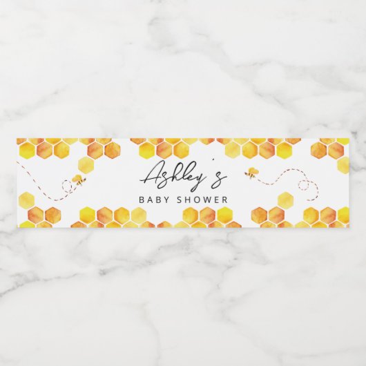 Etikett für Bienendusche (Einzelnes Label)