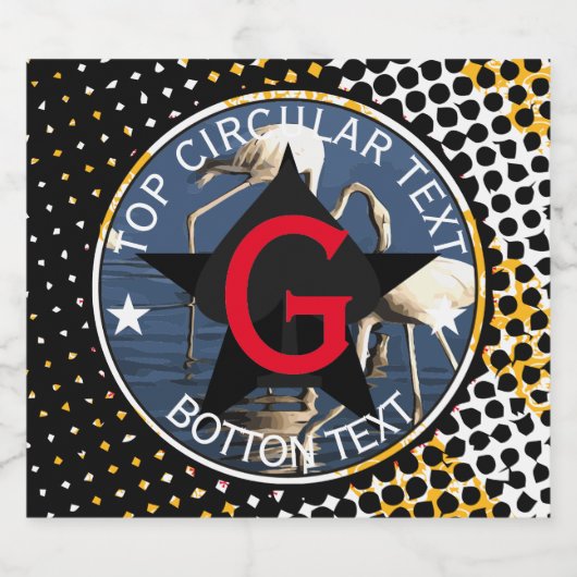 Etikett für Bierflaschen (Einzelnes Label)