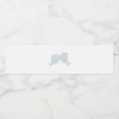 Etikett für blaues Bugwasser (Einzelnes Label)