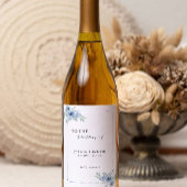 Etikett für Blauweine