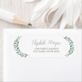 Etikett für botanische Anschrift der Olivenzweigst (Insitu)