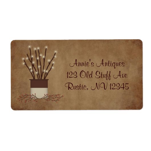 Etikett für Branchenstrahlung (Vorne)