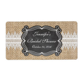 Etikett für Bruch- und Wasserflaschen