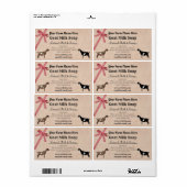 Etikett für Burlap- und Karierte Ziegenmilch - nub (Vorne)