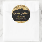 Etikett für Butterbrot Runder Aufkleber (Tasche)