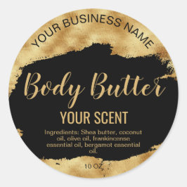 Etikett für Butterbrot Runder Aufkleber