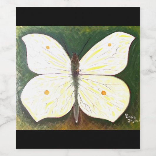 Etikett für Butterfly (Einzelnes Label)