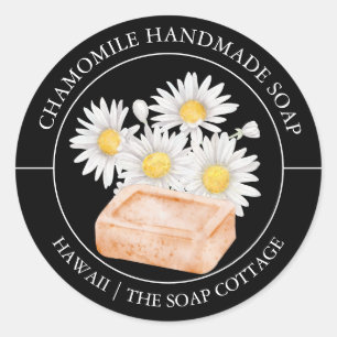 Etikett für Chamomile-Seife Runder Aufkleber