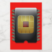 Etikett für Chip-Lebensmittelverpackungen (Einzelnes Label)