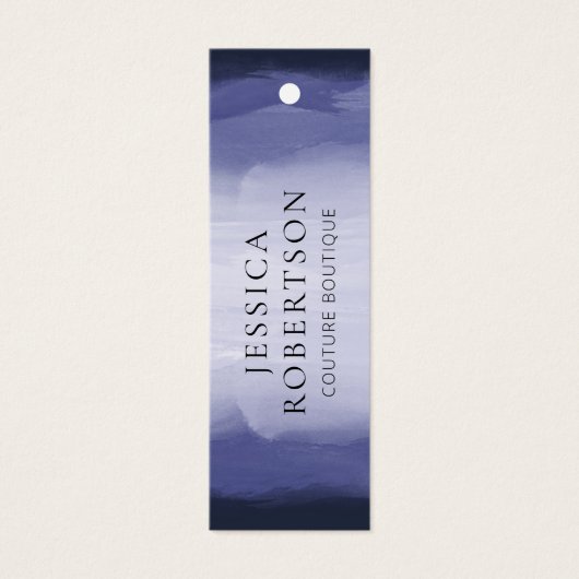 Etikett für das blaue Wasserfarbenkennzeichen (Vorderseite)