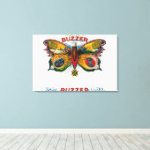 Etikett für das Buzzer-Zigarrenfeld Leinwanddruck (Insitu (Holzboden))