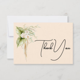 Etikett für das elegante Blumengrenzpapier Dankeskarte