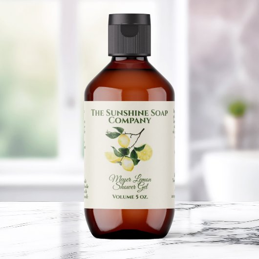 Etikett für das Gesicht und das Körperarzneimittel