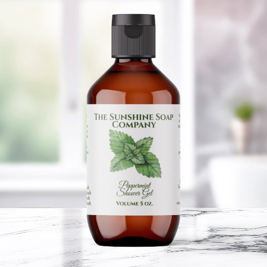 Etikett für das Gesicht und das Körperarzneimittel