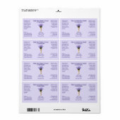 Etikett für das Gesicht und das Körperarzneimittel (Vorne)