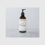 Etikett für das Minimalistische Bio Hautpflegeprod Rechteckiger Aufkleber