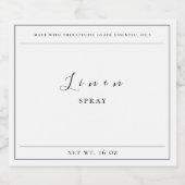 Etikett für das Spray (Einzelnes Label)