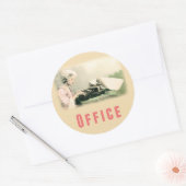 Etikett für den Aufkleber für Office-Umzugskartons (Umschlag)