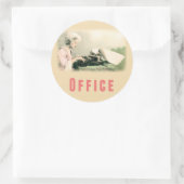 Etikett für den Aufkleber für Office-Umzugskartons (Tasche)