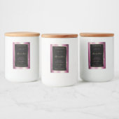 Etikett für den Glitzer mit dem Edellavender Spark (Flaschen)