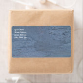 Etikett für den Versand von Blauem Marmor (Insitu)