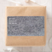 Etikett für den Versand von schwarzem Marmor (Insitu)