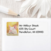 Etikett für die Adresse (Insitu)