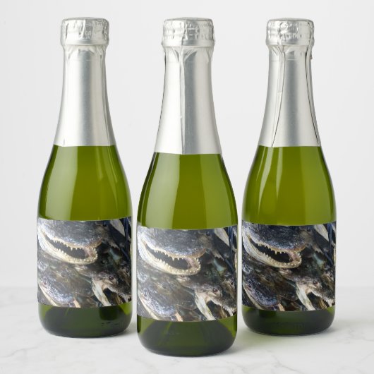 Etikett für die Alligator-Flasche (Flaschen)