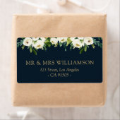 Etikett für die Blumenbezeichnungen von Elfenbein (Insitu)