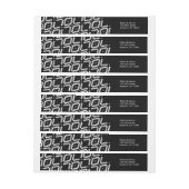 Etikett für die Bohemische Rücksendeadresse (Bogen)