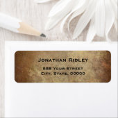 Etikett für die einfache Plattenrücksendeadresse a (Insitu)