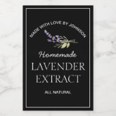 Etikett für die Extraktion (Einzelnes Label)