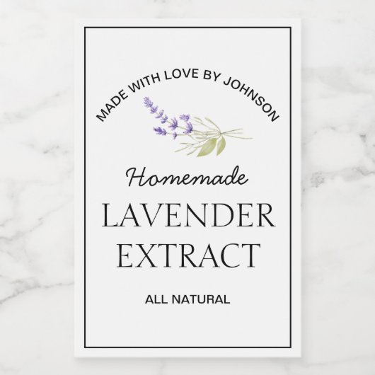 Etikett für die Extraktion (Einzelnes Label)