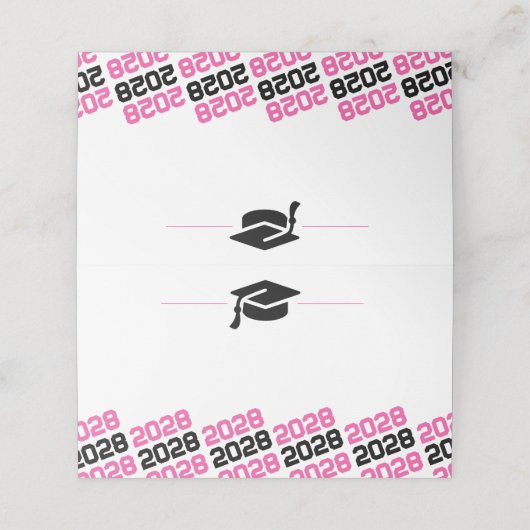 Etikett für die Faltschachtel, Lebensmittel oder Platzkarte (Außenseite Aufgefaltet)