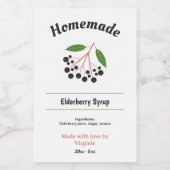 Etikett für die Flasche (Einzelnes Label)