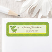 Etikett für die grüne Apple Babytragen (Insitu)