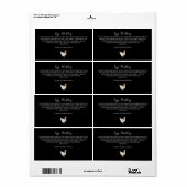 Etikett für die Haltbarkeit der Eierstöcke (Vorne)