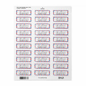 Etikett für die Hochzeitstiefelette (Vorne)